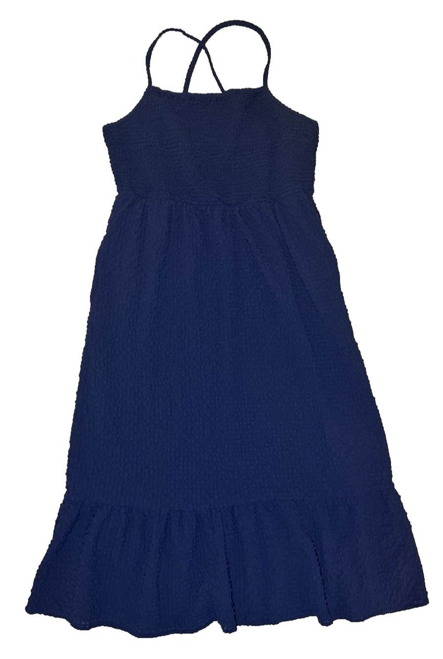 Ana a New Approach Navy Blue Sleeveless Waffle Maxi Dress - Women's Size XXL